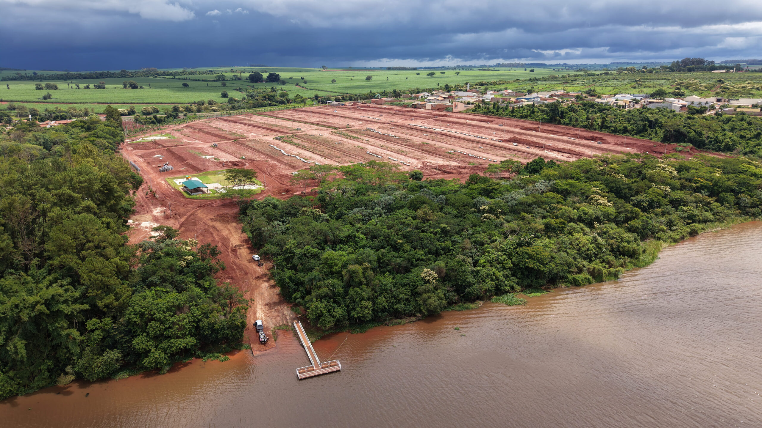 Natureza e área verde – Loteamento Recanto dos Pássaros Ibitinga SP